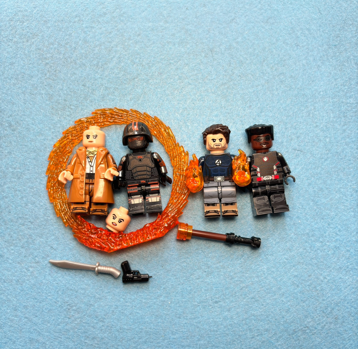 Dead and Wolv movie characters minifigures
