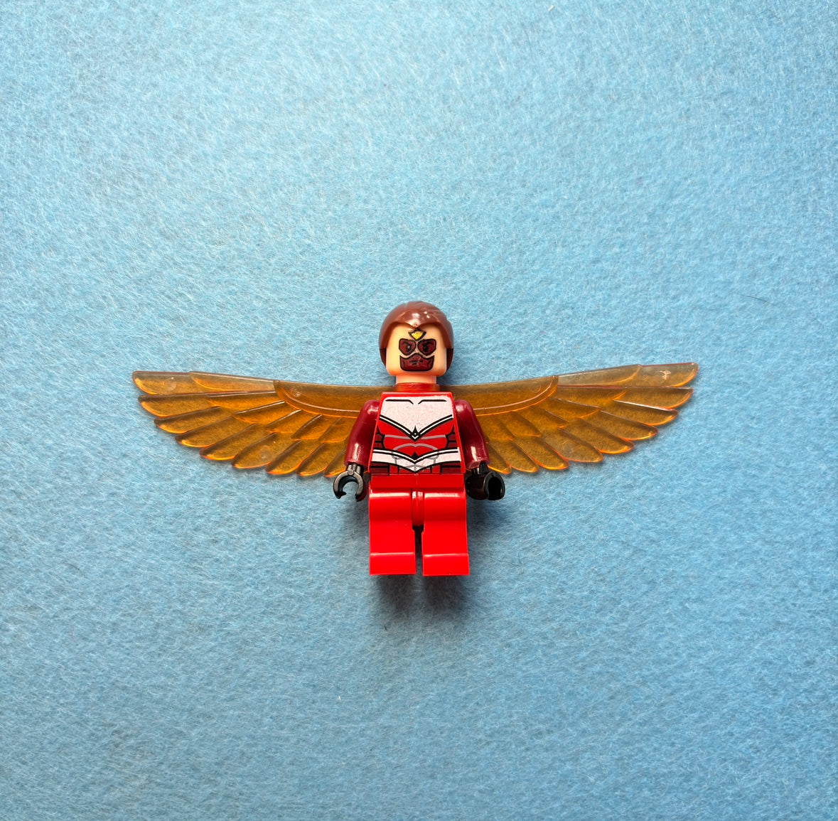 Red and yellow Falcon Minifigure
