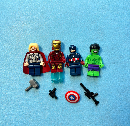 Super Hero set of 4 popular characters