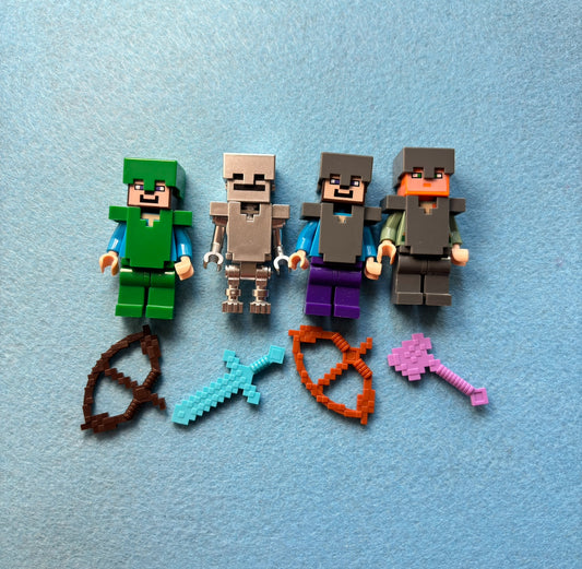 Mining craft people minifigures #3