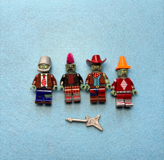 Zombies from popular game set 2 minifigures